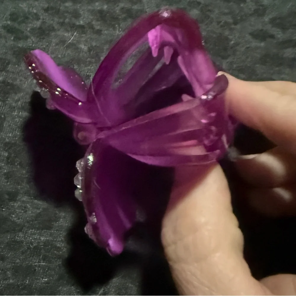 Purple Butterfly Hair Clip